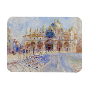 Imán La plaza San Marco, Venecia, 1881 (aceite en lona)