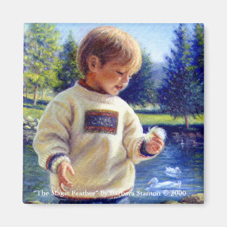 Imán "La pluma mágica"