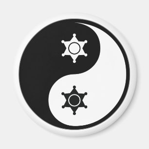 Imán La policía de Yin Yang trabaja