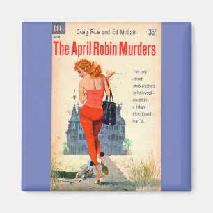 Imán La portada de la novela Robin Murders de abril