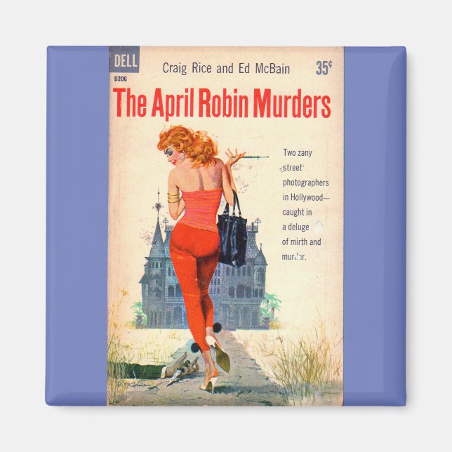 Imán La portada de la novela Robin Murders de abril (Frente)