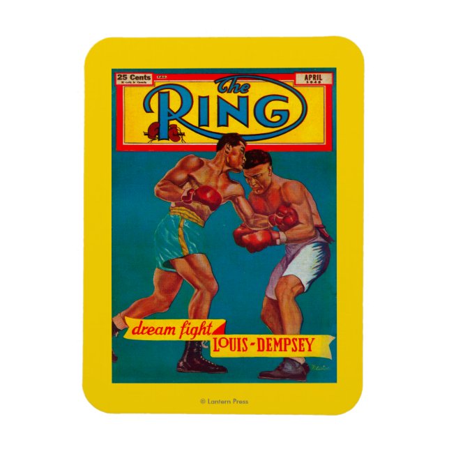 Imán La portada de la revista Ring (Vertical)