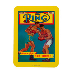 Imán La portada de revista del anillo