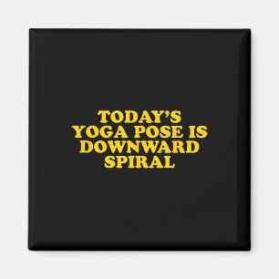 Imán La pose de yoga de hoy es espiral descendente - Ga