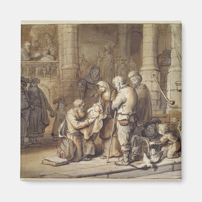 Imán La presentación de Cristo en el templo (Frente)