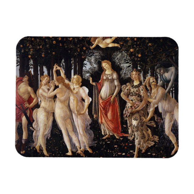Imán La Primavera de Sandro Botticelli (Horizontal)