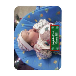 Imán La primera Navidad del bebé