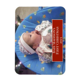 Imán La primera Navidad del bebé