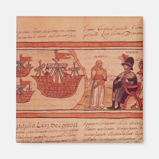 Imán La princesa india Malinche o Doña Marina (Frente)
