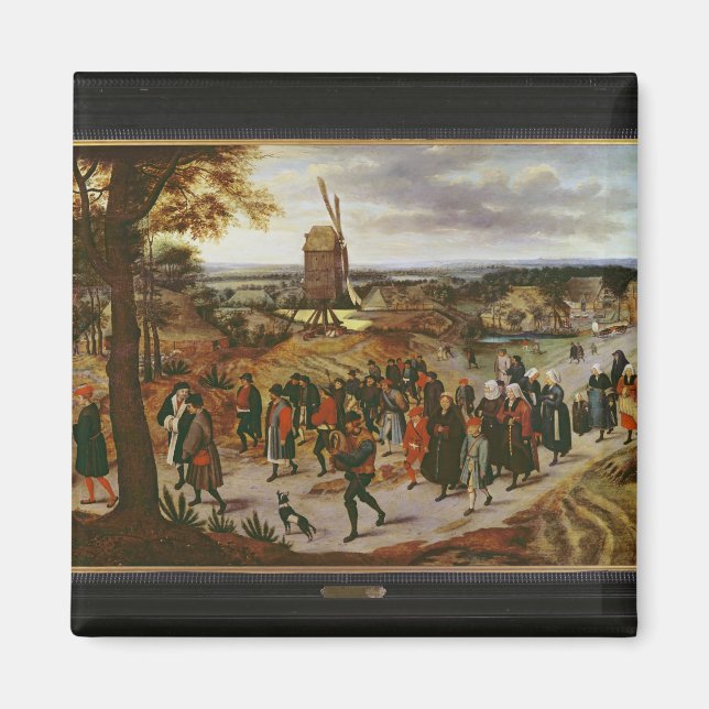 Imán La procesión Boda (Frente)