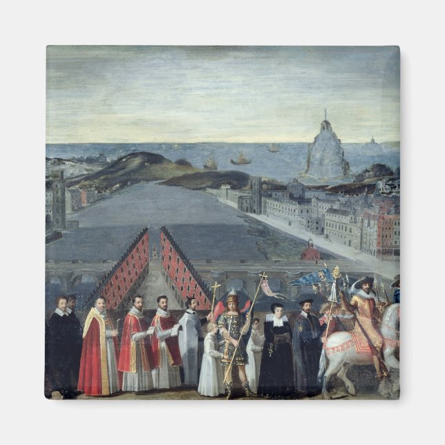 Imán La procesión de la Hermandad de Saint-Michel (Frente)