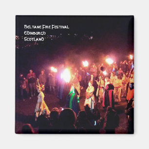 Imán La procesión del Festival de Bomberos de Beltán de