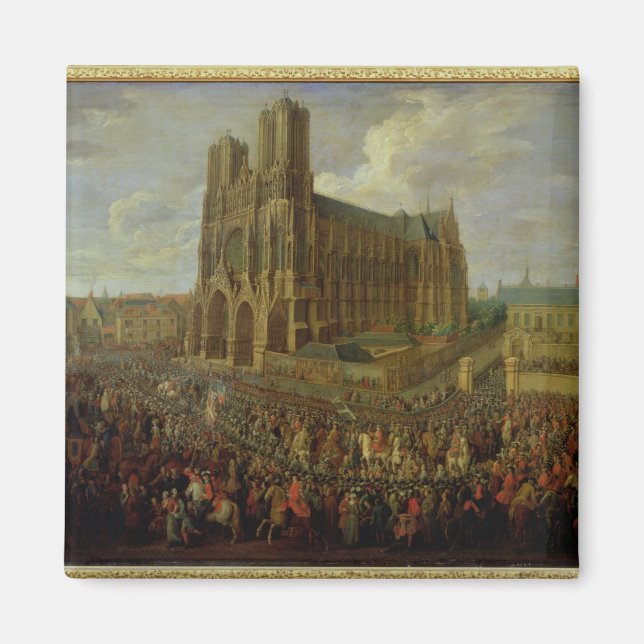 Imán La procesión del Rey Luis XV (Frente)