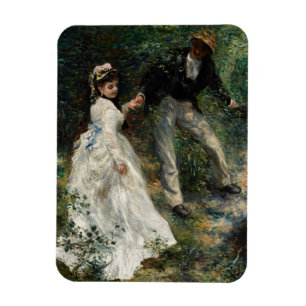 Imán La Promenade Renoir Impresionante pintura
