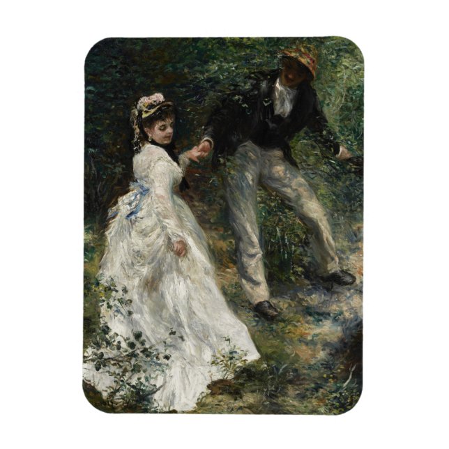 Imán La Promenade Renoir Impresionante pintura (Vertical)