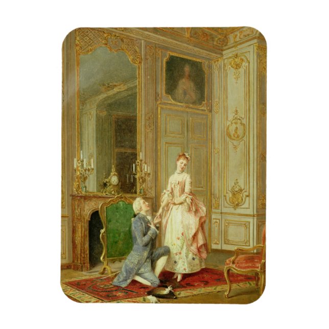 Imán La propuesta (petróleo en panel) (Vertical)