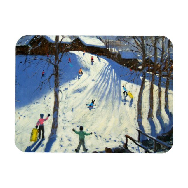 Imán La puente peatonal Morzine (Horizontal)