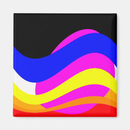 Imán La puesta de sol en el mar