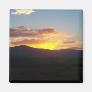 Imán La puesta del sol sobre Lakeland derriba