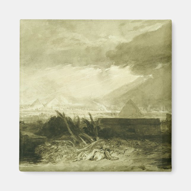 Imán La quinta peste de Egipto, 1806-10 (Frente)