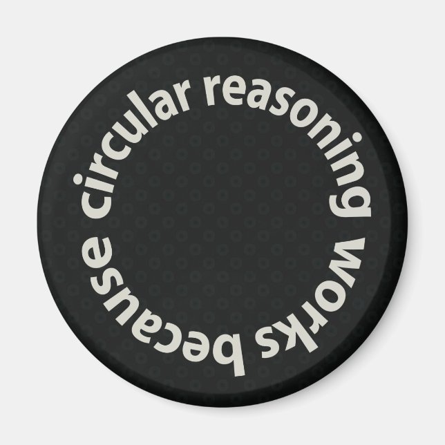 Imán La Razonación Circular Funciona Porque Los Magneos (Frente)