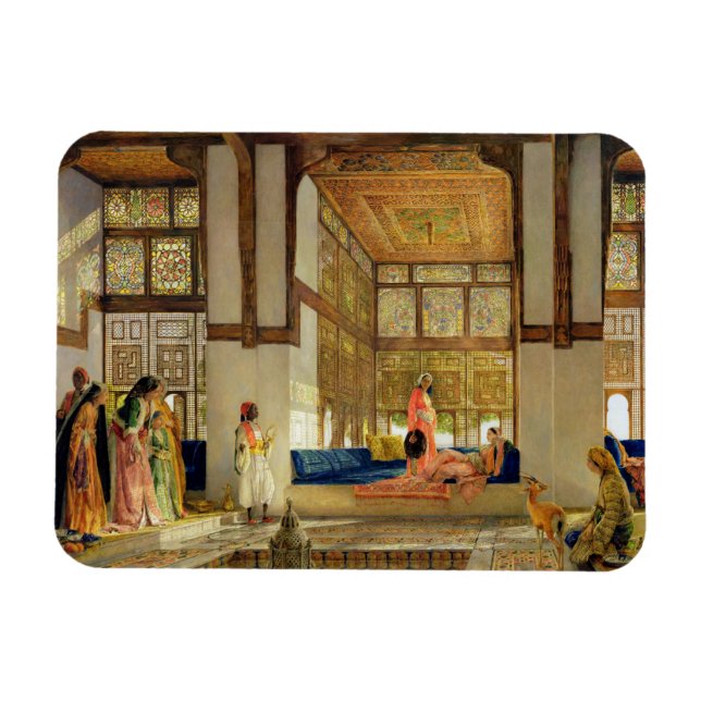 Imán La recepción, 1873 (aceite en el panel) (Horizontal)