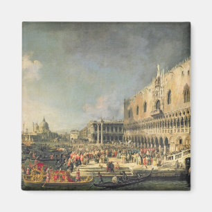 Imán La recepción del embajador francés en Venecia,