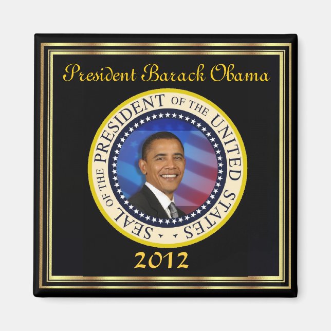 Imán La reelección del presidente Obama en 2012 (Frente)