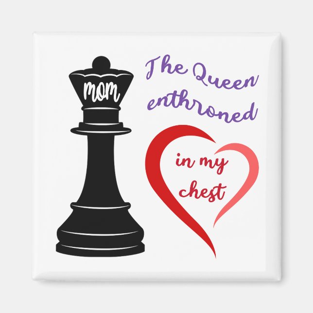 Imán La Reina de mi corazón (Frente)