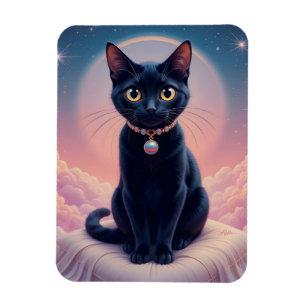Imán La Reina Del Cielo De Gatos Negros