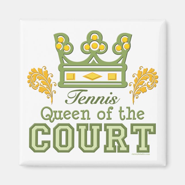 Imán La Reina Del Tenis De La Corte (Frente)