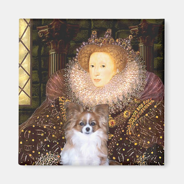 Imán La Reina - Papillon 6 (Frente)
