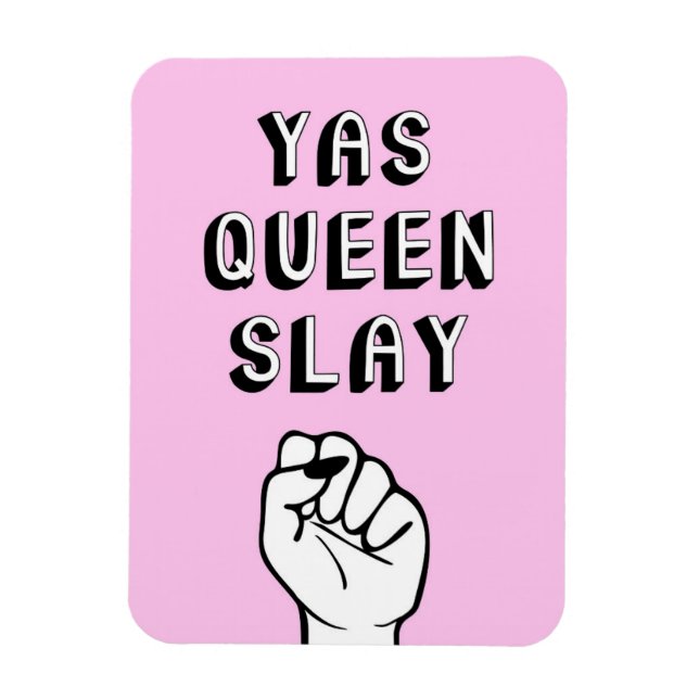Imán La reina Yas Slay (Vertical)