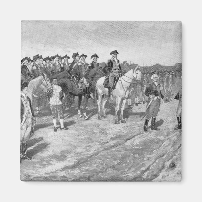 Imán La rendición de Cornwallis en Yorktown (Frente)