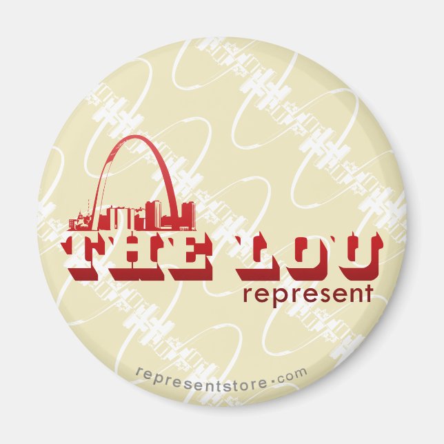 Imán La representación de Lou St. Louis (Frente)