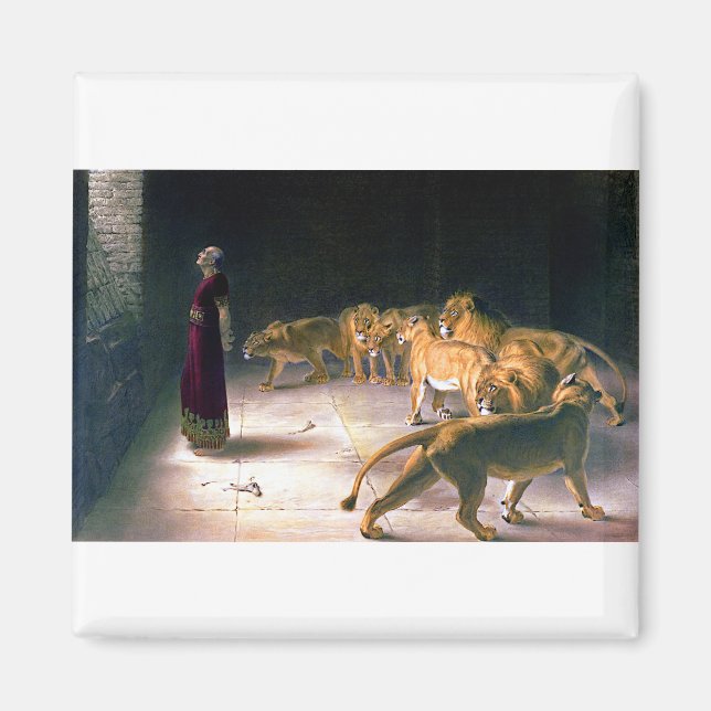 Imán La respuesta de Briton Riviere Daniel al Rey (Frente)