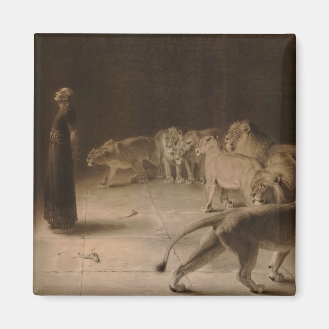 Imán La respuesta de Daniel al rey de Briton Riviere (Frente)