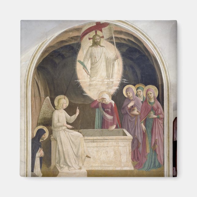 Imán La resurrección de Cristo y de las mujeres piadosa (Frente)