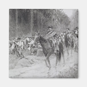 Imán La retirada de Washington de los grandes prados