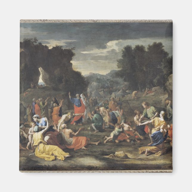 Imán La reunión de Manna, c.1637-9 (Frente)