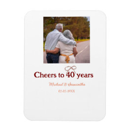 Imán La reverencia de Marron a un boda de 40 años