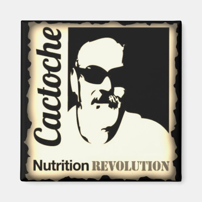 Imán La revolución de la nutrición de Cactoche (Frente)