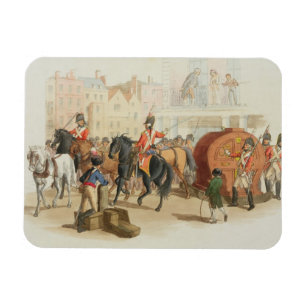 Imán La rueda de lotería, grabada por el artista, 1805