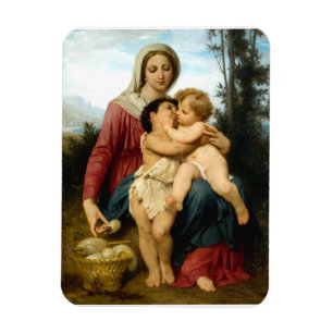 Imán La Sagrada Familia de William Bouguereau