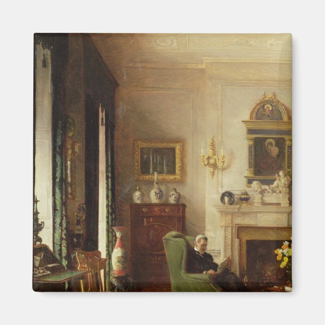Imán La sala de dibujos grises (Frente)