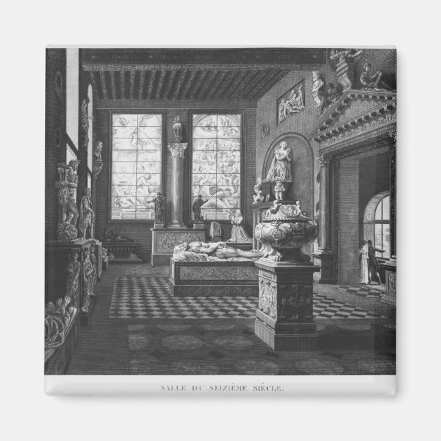 Imán La sala del siglo XVI, el Museo de los Monumentos (Frente)