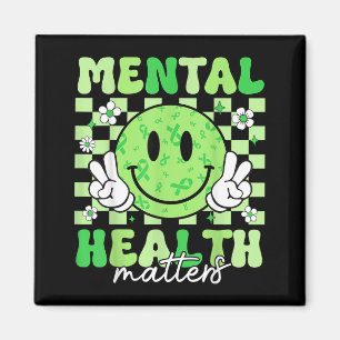 Imán La salud mental importa cara sonriente salud menta