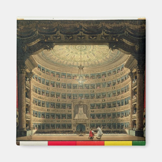 Imán La Scala, Milán, durante una actuación (Frente)