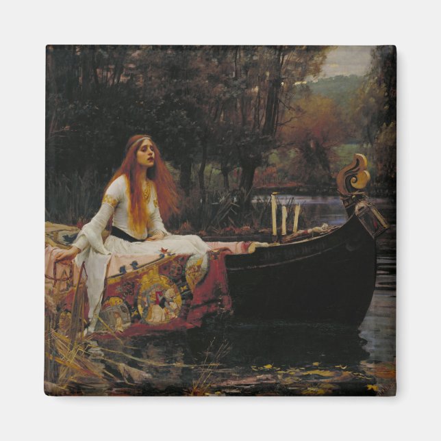 Imán La Señora de Shalott: una historia fantasma celta (Frente)