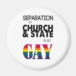 Imán La separación de iglesia y estado es tan GAY